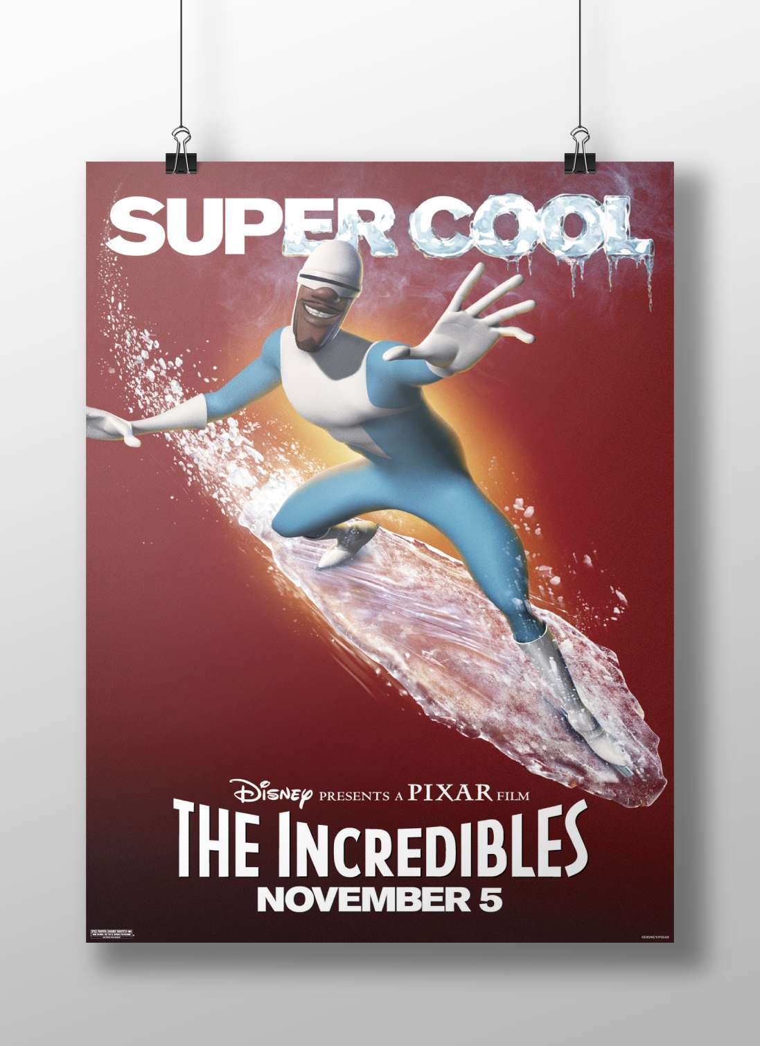 The Incredibles (franchise) Main Subject: The Incredibles (franchise) Matte BoizzBoard rigid print — Superhero wall art