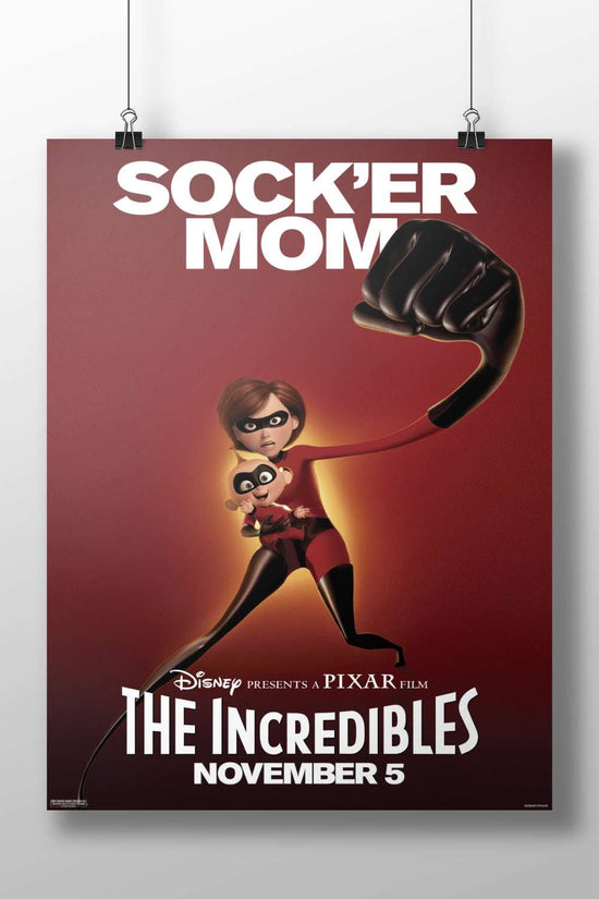 Helen Parr (Elastigirl) and her son from *The Incredibles* (Disney/Pixar franchise) Main Subject: Helen Parr (Elastigirl)
