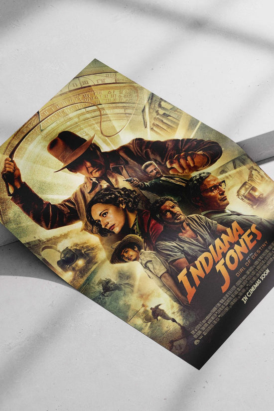 Indiana Jones and the Dial of Destiny Main Subject: Indiana Jones and the Dial of Destiny Matte poster print — Superhero