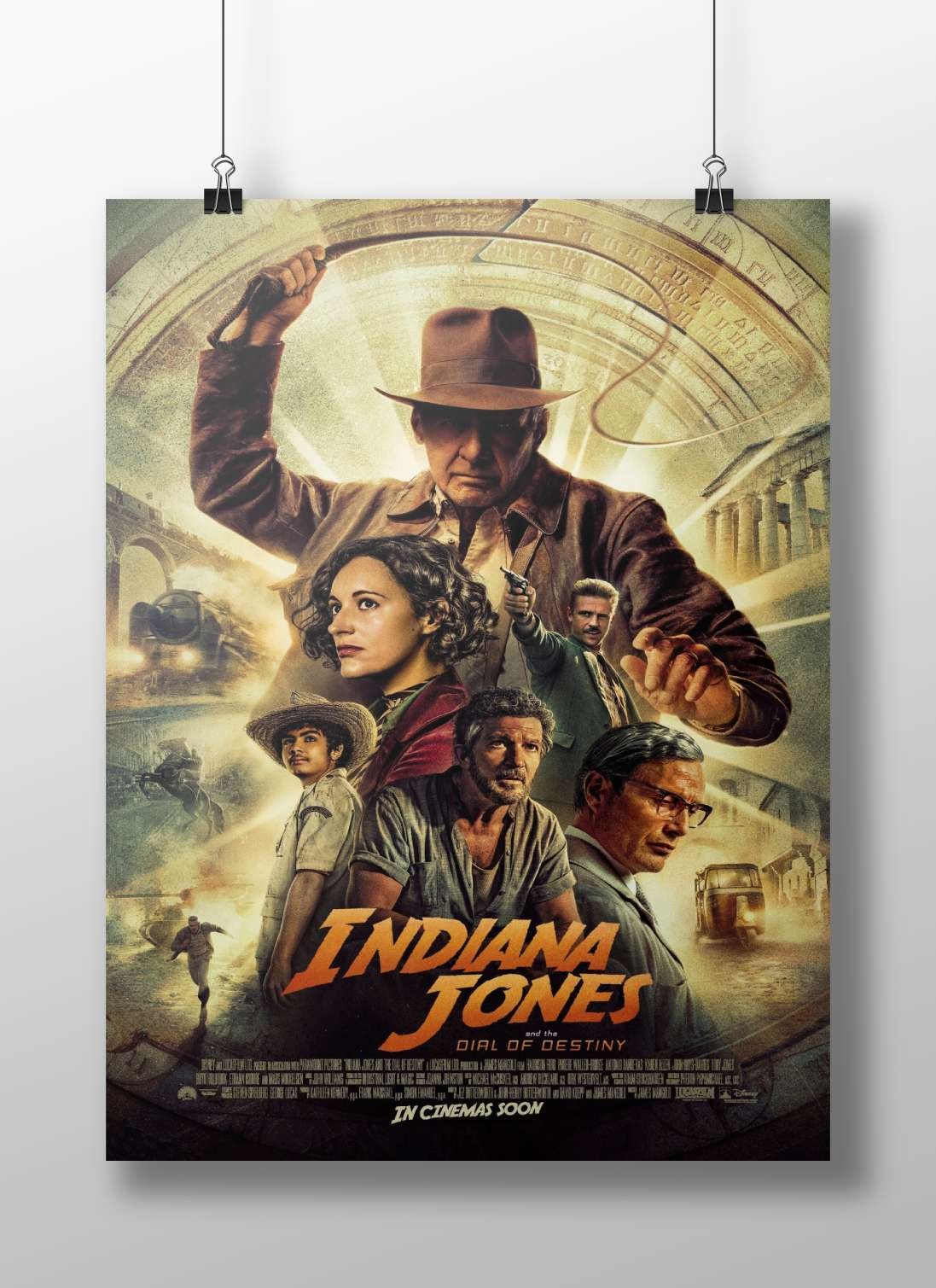 Indiana Jones and the Dial of Destiny Main Subject: Indiana Jones and the Dial of Destiny Matte BoizzBoard rigid print —
