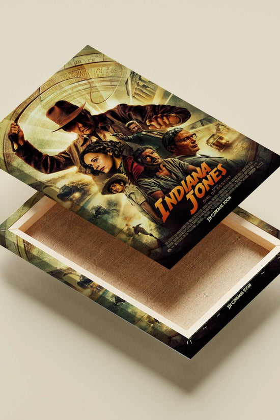 Indiana Jones and the Dial of Destiny Main Subject: Indiana Jones and the Dial of Destiny Canvas wall art — Superhero wall