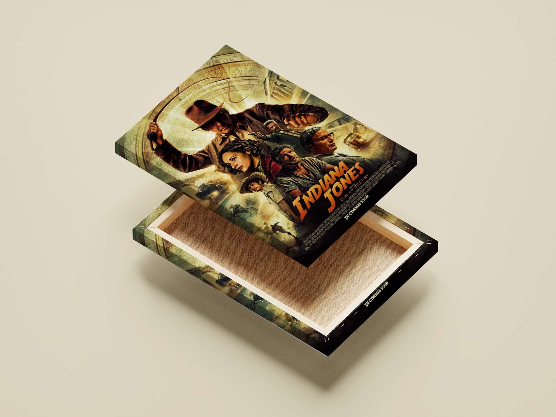Indiana Jones and the Dial of Destiny Main Subject: Indiana Jones and the Dial of Destiny Canvas wall art — Superhero wall