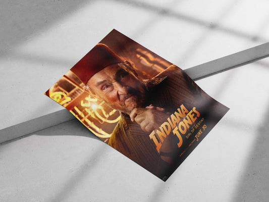 Indiana Jones and the Dial of Destiny Main Subject: Indiana Jones and the Dial of Destiny Matte poster print — Hollywood