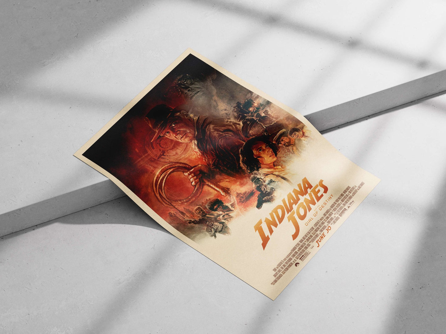 Indiana Jones franchise's "Indiana Jones and the Dial of Destiny" (Harrison Ford as lead) Main Subject: Indiana Jones