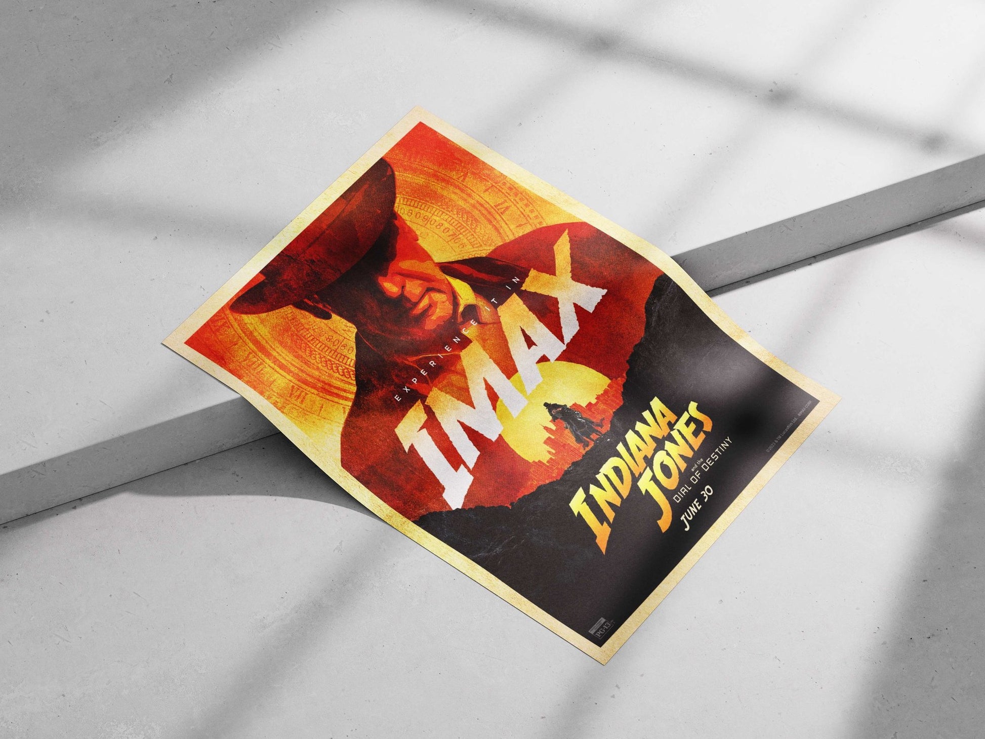Indiana Jones and the Dial of Destiny Main Subject: Indiana Jones and the Dial of Destiny Matte poster print — Hollywood