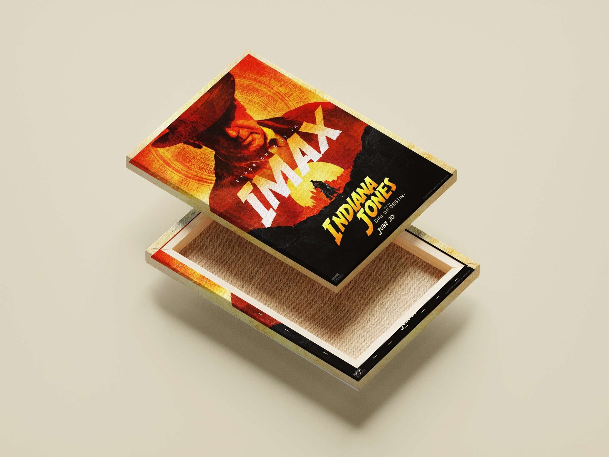 Indiana Jones and the Dial of Destiny Main Subject: Indiana Jones and the Dial of Destiny Canvas wall art — Hollywood wall