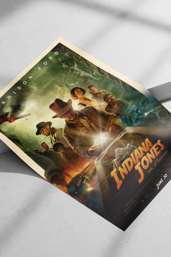 Indiana Jones and the Dial of Destiny Main Subject: Indiana Jones and the Dial of Destiny Matte poster print — Bollywood