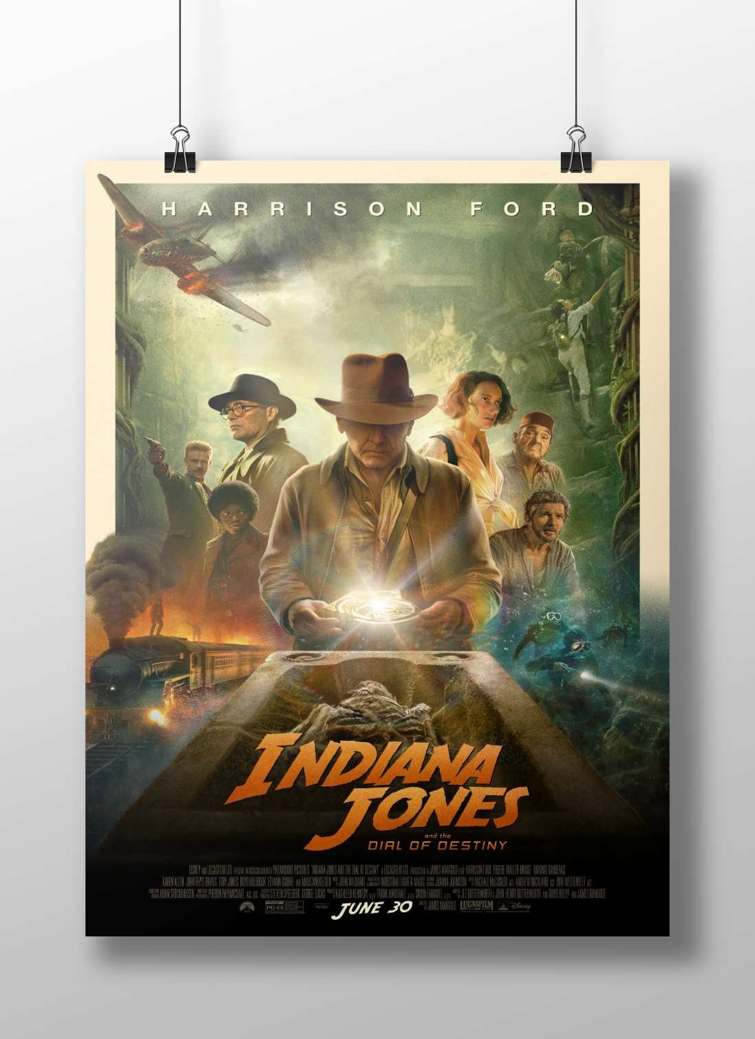 Indiana Jones and the Dial of Destiny Main Subject: Indiana Jones and the Dial of Destiny Matte BoizzBoard rigid print —