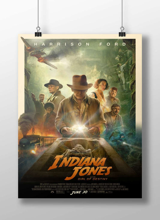 Indiana Jones and the Dial of Destiny Main Subject: Indiana Jones and the Dial of Destiny Matte BoizzBoard rigid print —
