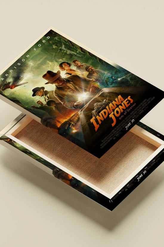 Indiana Jones and the Dial of Destiny Main Subject: Indiana Jones and the Dial of Destiny Canvas wall art — Bollywood wall