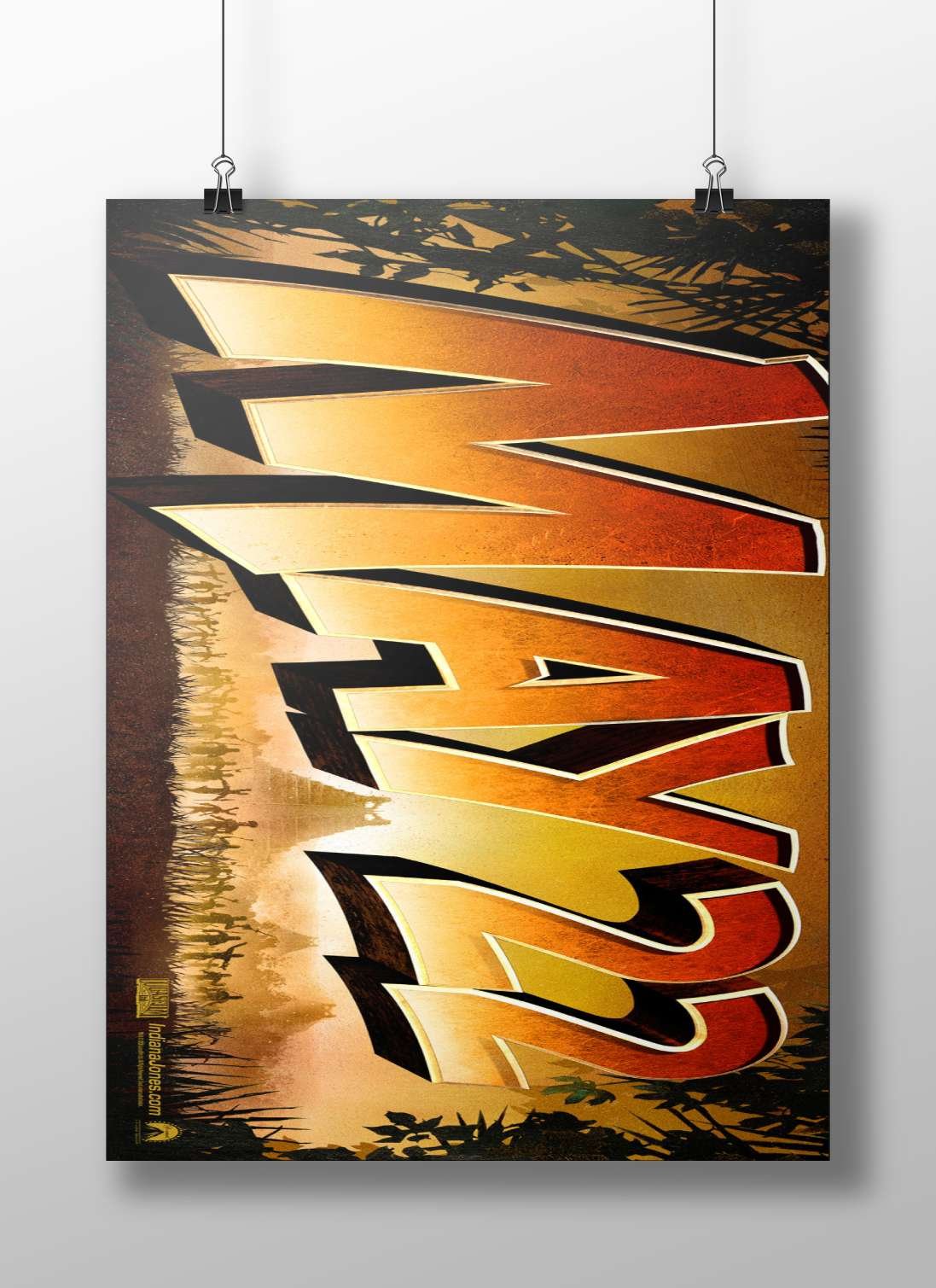 Indiana Jones (franchise) Main Subject: Indiana Jones (franchise) Matte BoizzBoard rigid print — Hollywood wall art India |