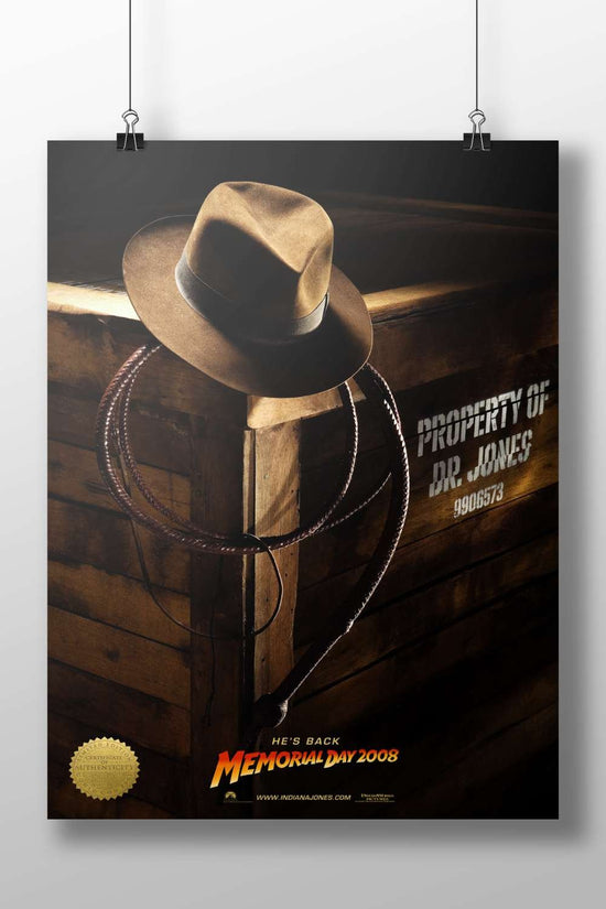 Indiana Jones (franchise, Dr. Jones) Main Subject: Indiana Jones (franchise, Dr. Jones) Matte BoizzBoard rigid print —