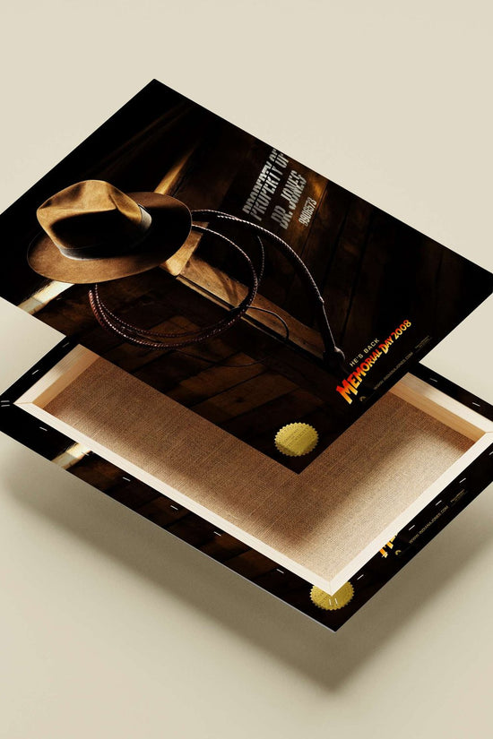 Indiana Jones (franchise, Dr. Jones) Main Subject: Indiana Jones (franchise, Dr. Jones) Canvas wall art — Hollywood wall art