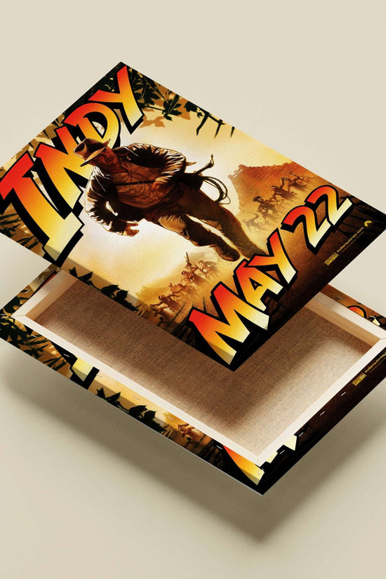 Indiana Jones (from the Indiana Jones franchise) Main Subject: Indiana Jones (from the Indiana Jones franchise) Canvas wall