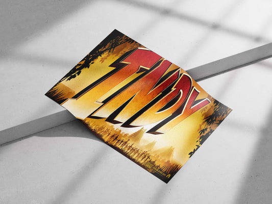 Indiana Jones franchise Main Subject: Indiana Jones franchise Matte poster print — Hollywood wall art India | PosterBoizz