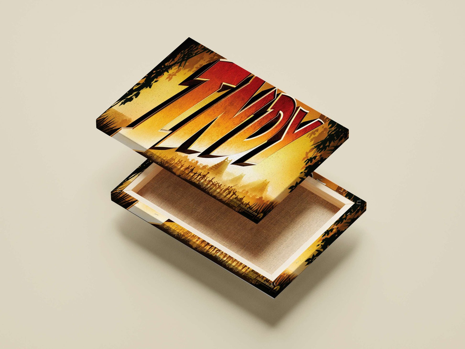 Indiana Jones franchise Main Subject: Indiana Jones franchise Canvas wall art — Hollywood wall art India | PosterBoizz