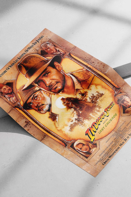 Indiana Jones franchise (specifically the film "Indiana Jones and the Last Crusade"). Main Subject: Indiana Jones franchise