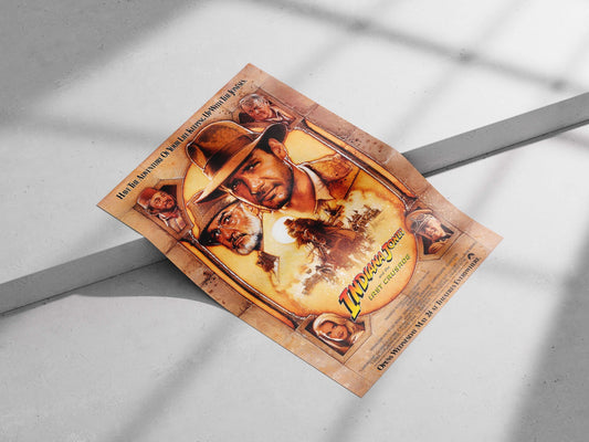 Indiana Jones franchise (specifically the film "Indiana Jones and the Last Crusade"). Main Subject: Indiana Jones franchise