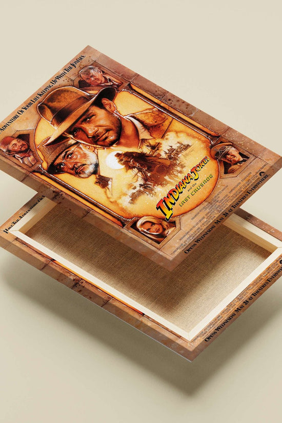 Indiana Jones franchise (specifically the film "Indiana Jones and the Last Crusade"). Main Subject: Indiana Jones franchise