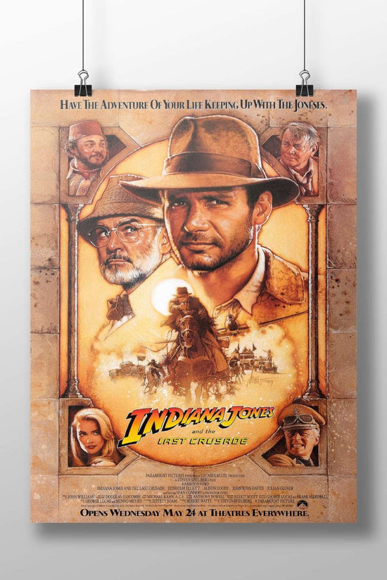 Indiana Jones franchise (specifically the film "Indiana Jones and the Last Crusade"). Main Subject: Indiana Jones franchise