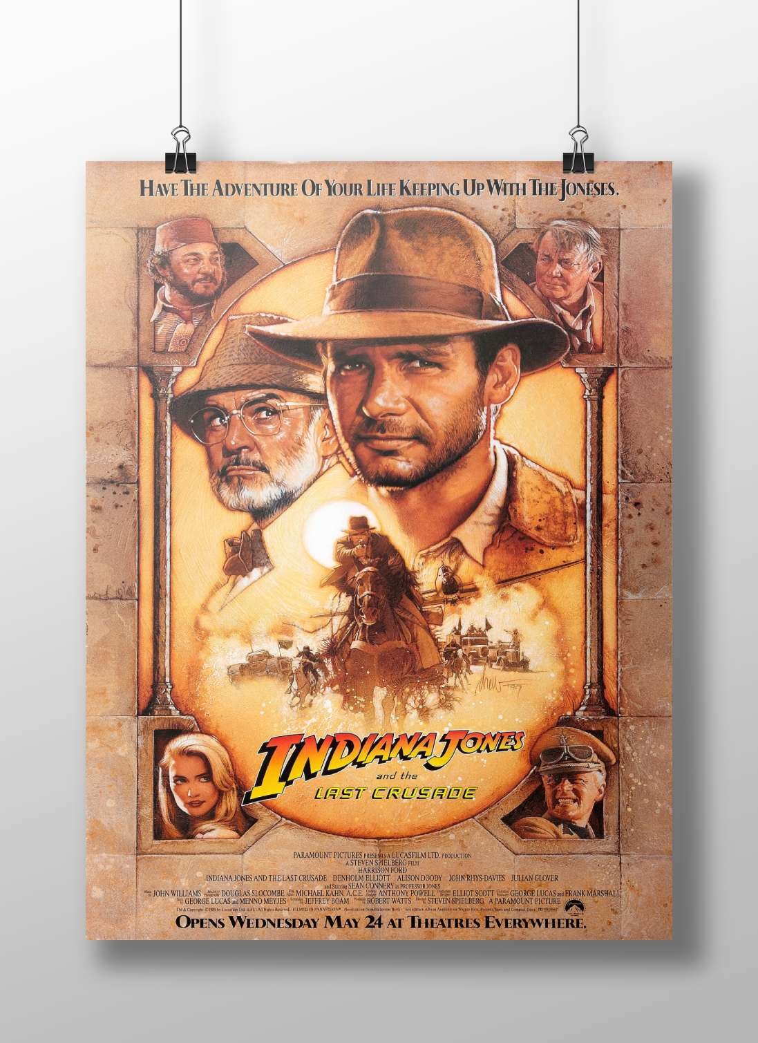 Indiana Jones franchise (specifically the film "Indiana Jones and the Last Crusade"). Main Subject: Indiana Jones franchise