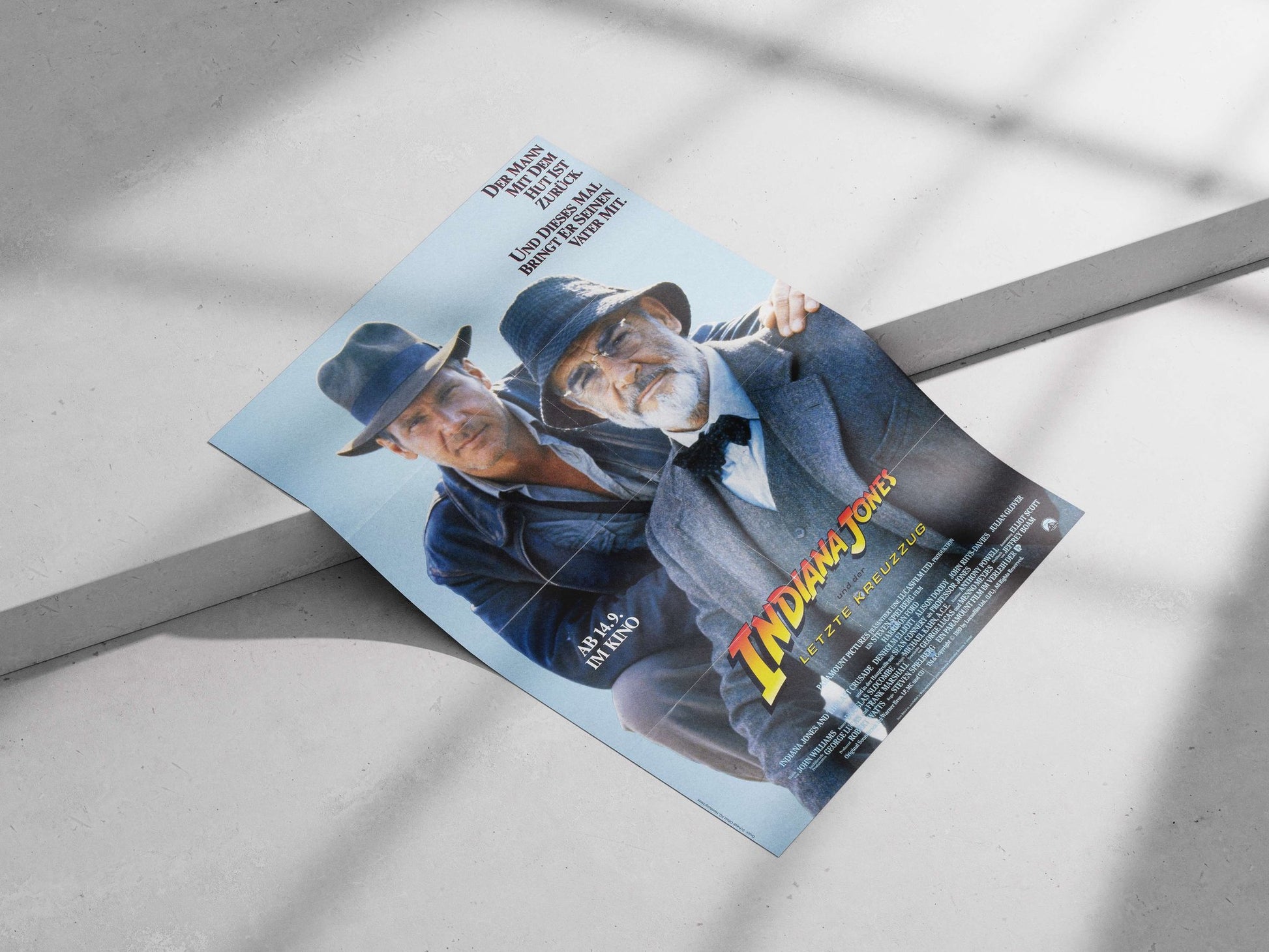 Indiana Jones and the Last Crusade (franchise) featuring Harrison Ford and Sean Connery Main Subject: Indiana Jones and the