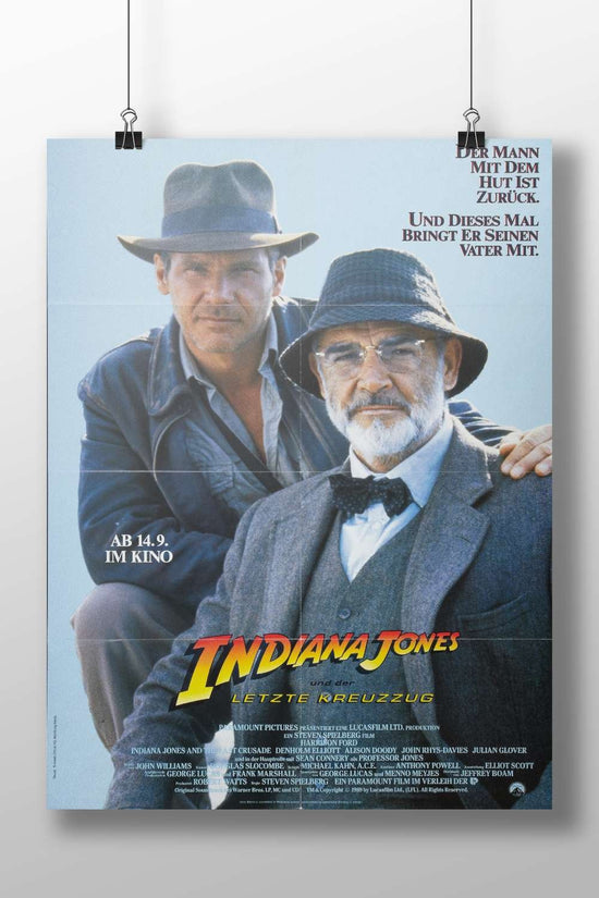 Indiana Jones and the Last Crusade (franchise) featuring Harrison Ford and Sean Connery Main Subject: Indiana Jones and the