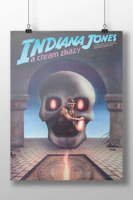 Indiana Jones (from the Indiana Jones franchise, specifically the film "Indiana Jones and the Temple of Doom" as indicated