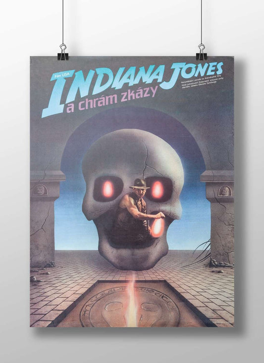 Indiana Jones (from the Indiana Jones franchise, specifically the film "Indiana Jones and the Temple of Doom" as indicated