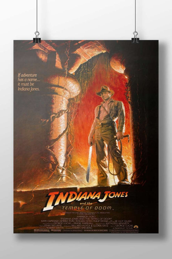 Indiana Jones (franchise) Main Subject: Indiana Jones (franchise) Matte BoizzBoard rigid print — Hollywood wall art India |