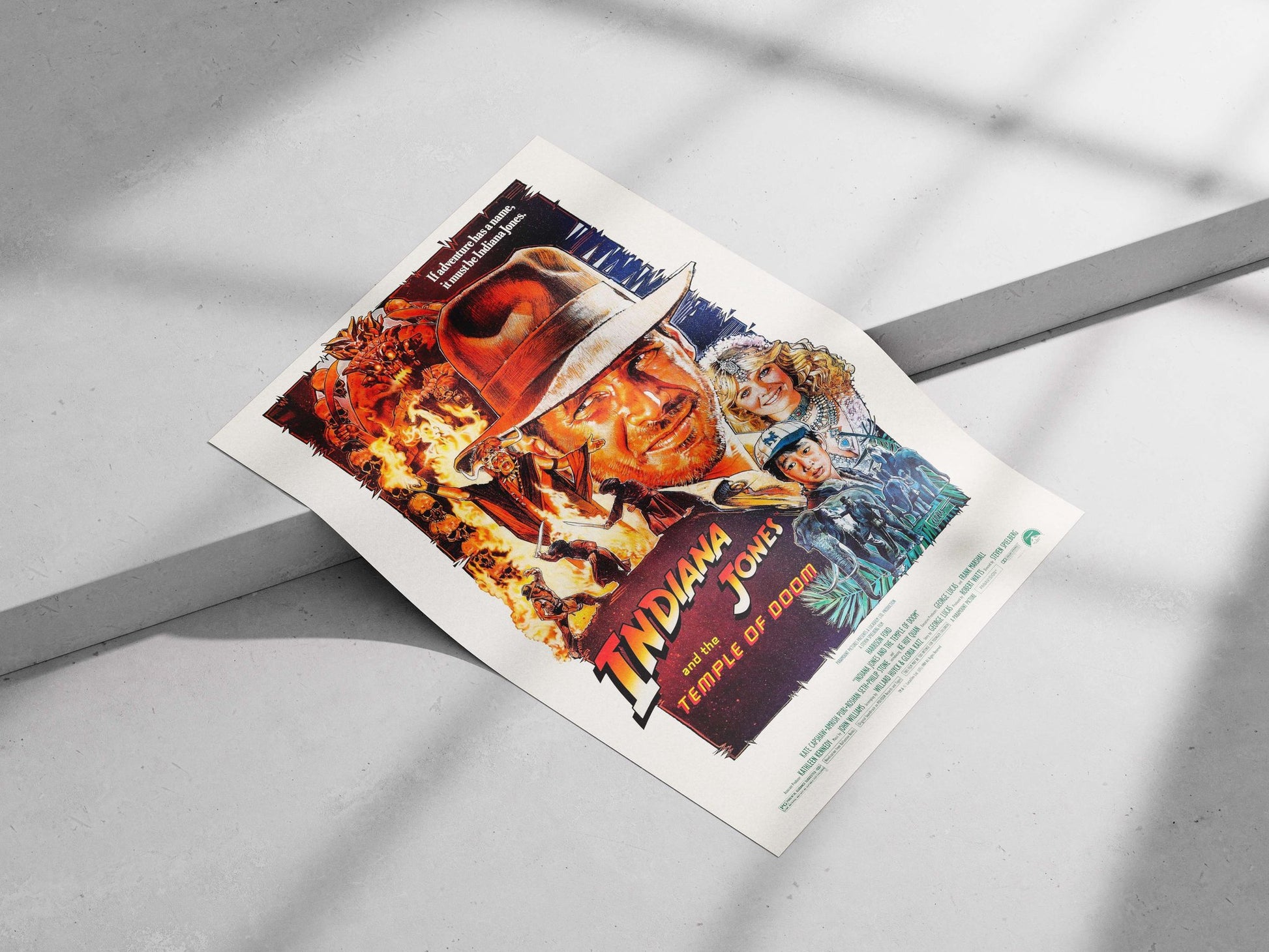 Indiana Jones (franchise) and "Indiana Jones and the Temple of Doom" movie. Main Subject: Indiana Jones (franchise) and