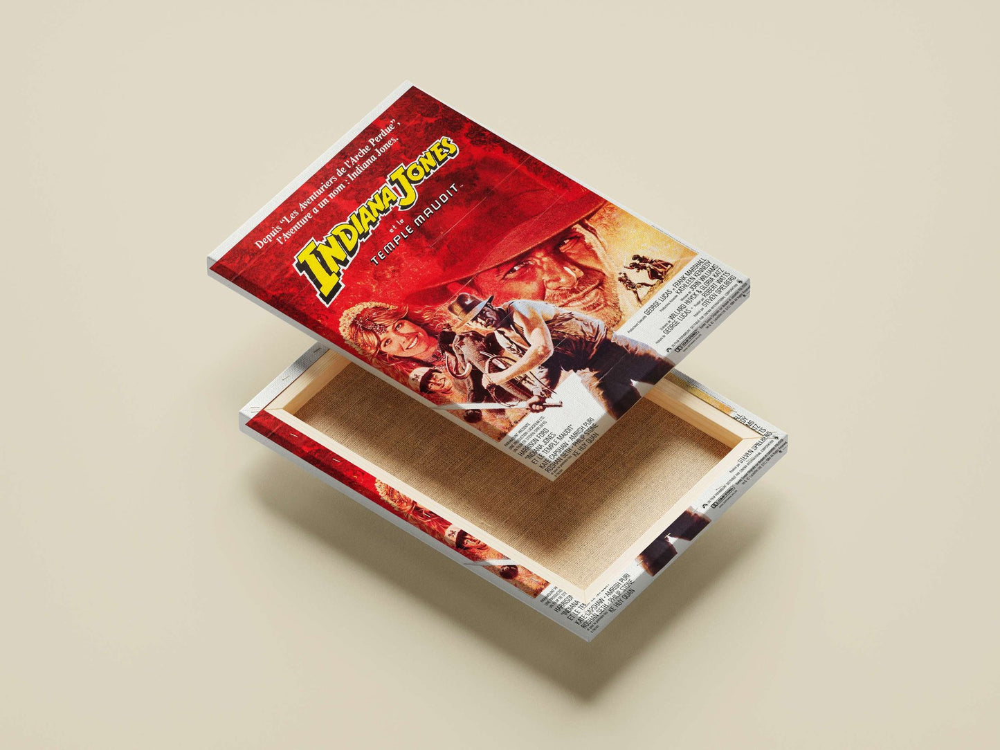 Indiana Jones and the Temple of Doom Main Subject: Indiana Jones and the Temple of Doom Canvas wall art — Bollywood wall art