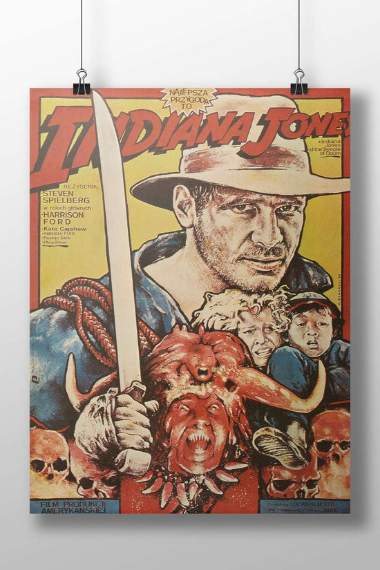 Indiana Jones franchise, specifically the film "Indiana Jones and the Temple of Doom" with Harrison Ford Main Subject: