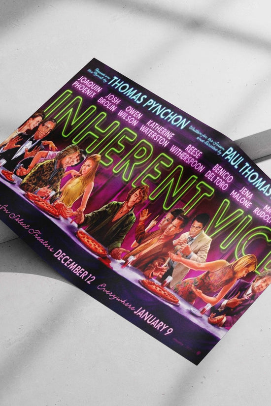 The movie *Inherent Vice* (based on Thomas Pynchon's novel, directed by Paul Thomas Anderson) Main Subject: The movie