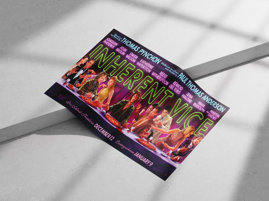 The movie *Inherent Vice* (based on Thomas Pynchon's novel, directed by Paul Thomas Anderson) Main Subject: The movie