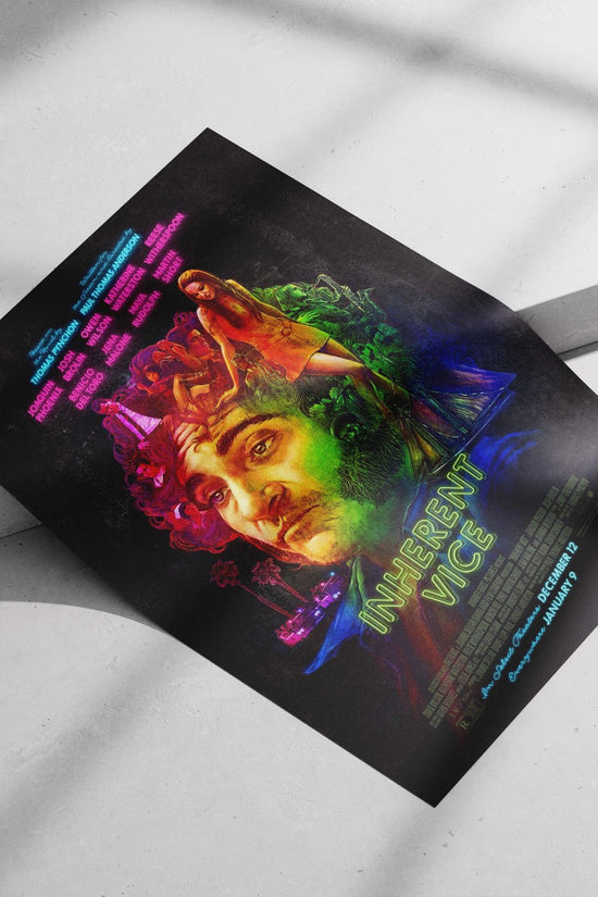 Inherent Vice (the film, based on Thomas Pynchon’s novel and directed by Paul Thomas Anderson) Main Subject: Inherent Vice
