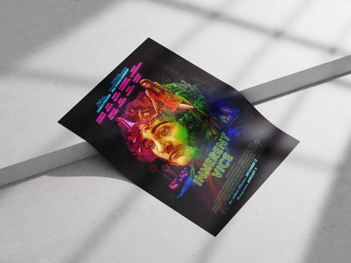 Inherent Vice (the film, based on Thomas Pynchon’s novel and directed by Paul Thomas Anderson) Main Subject: Inherent Vice