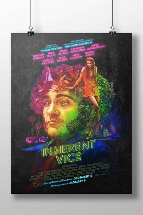 Inherent Vice (the film, based on Thomas Pynchon’s novel and directed by Paul Thomas Anderson) Main Subject: Inherent Vice