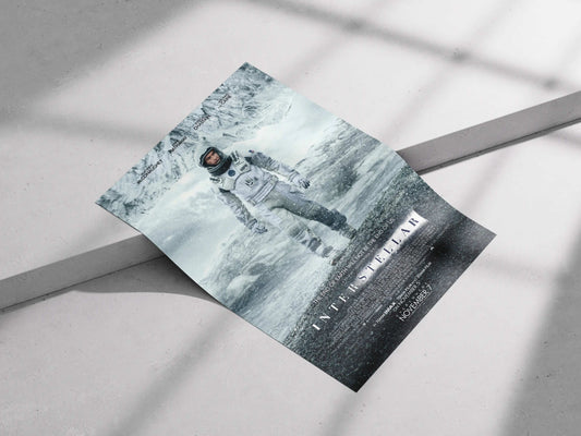Interstellar "Go Further" Abstract Space Poster
