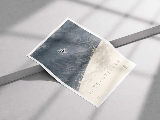 Interstellar "Tidal Wave" Artistic Poster