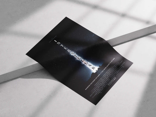 Interstellar "Mankind Was Born on Earth" Poster
