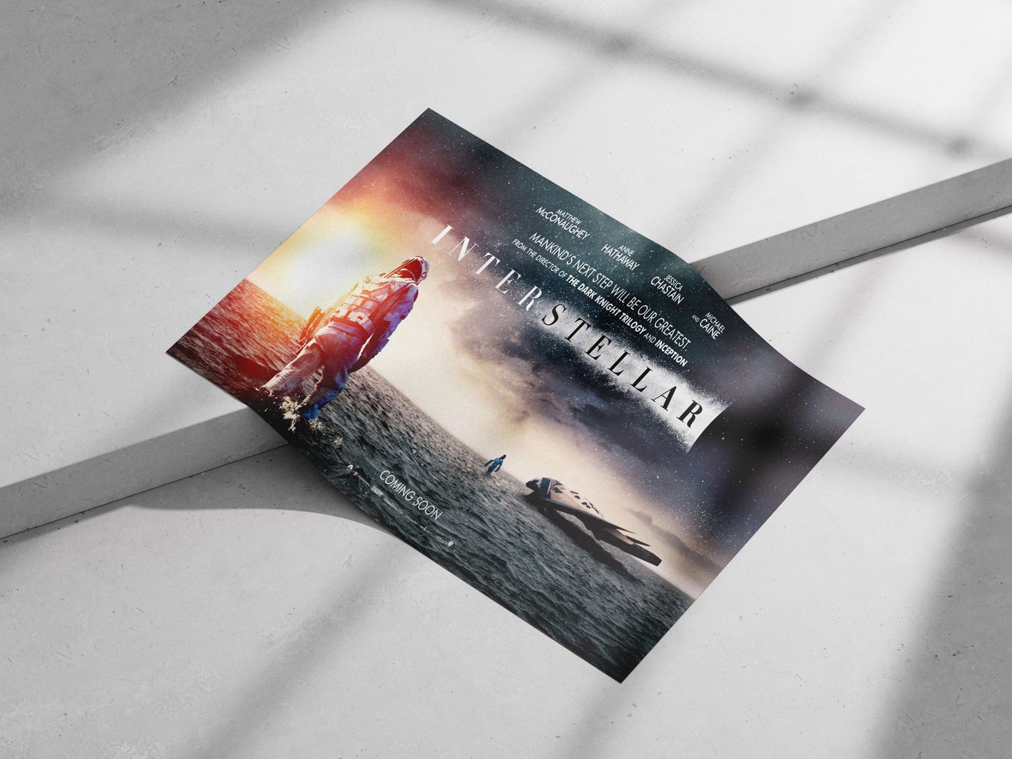 Interstellar (2014 film by Christopher Nolan) Main Subject: Interstellar (2014 film by Christopher Nolan) Matte poster print