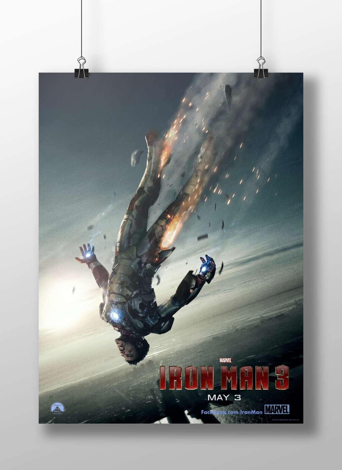 Iron Man (Marvel Cinematic Universe character from *Iron Man 3*) Main Subject: Iron Man (Marvel Cinematic Universe character