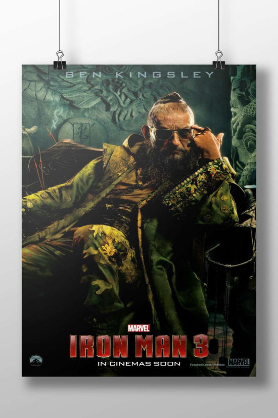 The Mandarin (Ben Kingsley as The Mandarin) from Marvel's Iron Man 3 franchise. Main Subject: The Mandarin (Ben Kingsley as