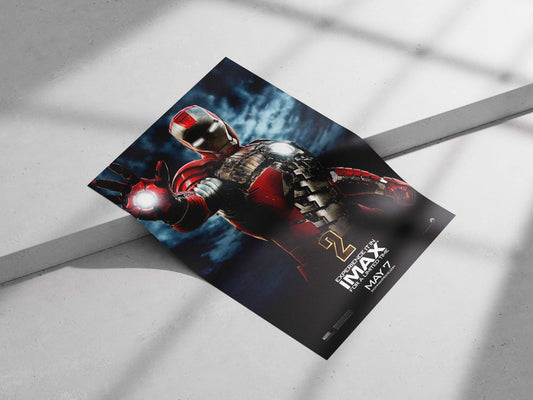 Iron Man (Marvel's superhero franchise) Main Subject: Iron Man (Marvel's superhero franchise) Matte poster print — Superhero