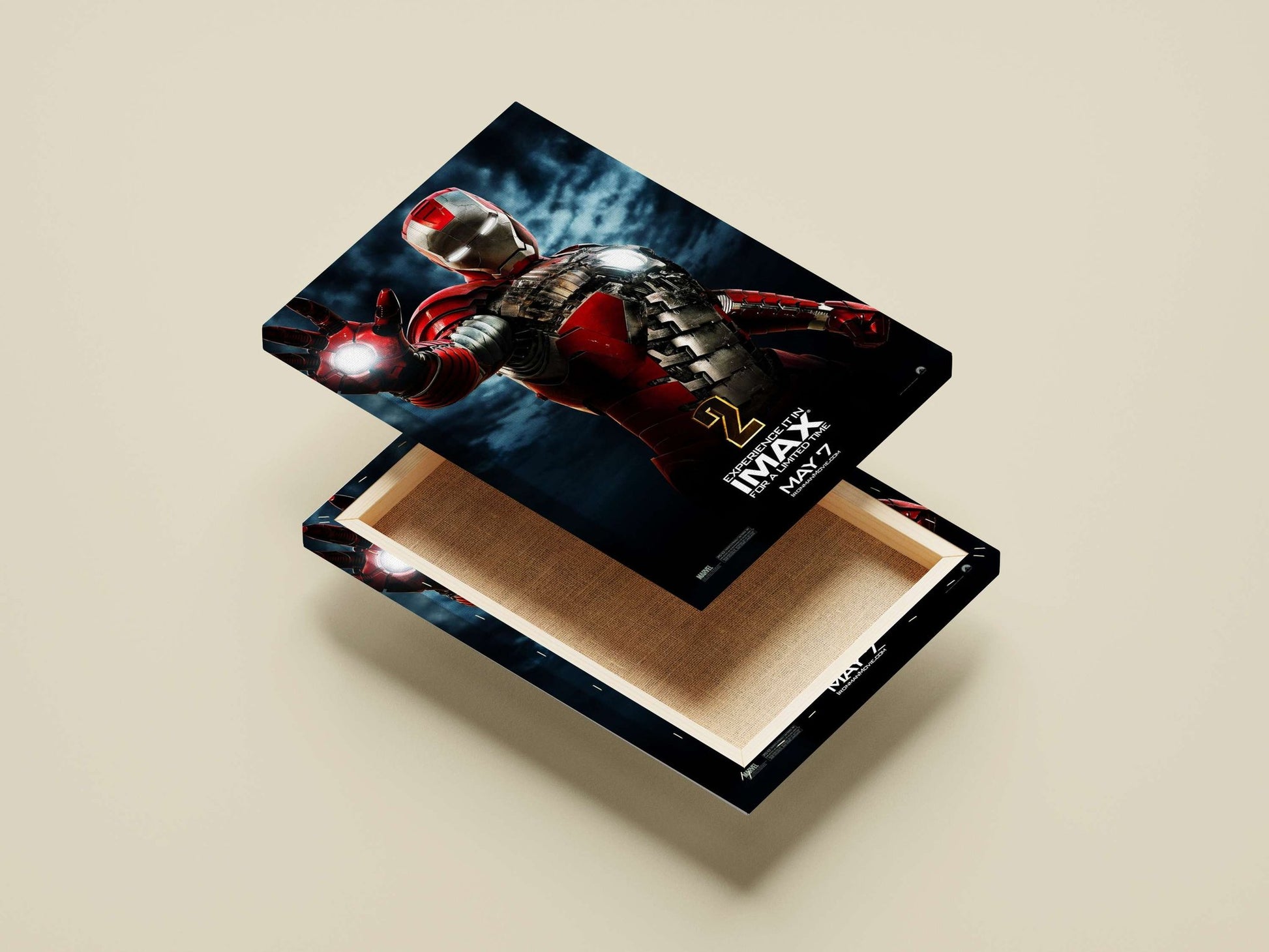 Iron Man (Marvel's superhero franchise) Main Subject: Iron Man (Marvel's superhero franchise) Canvas wall art — Superhero