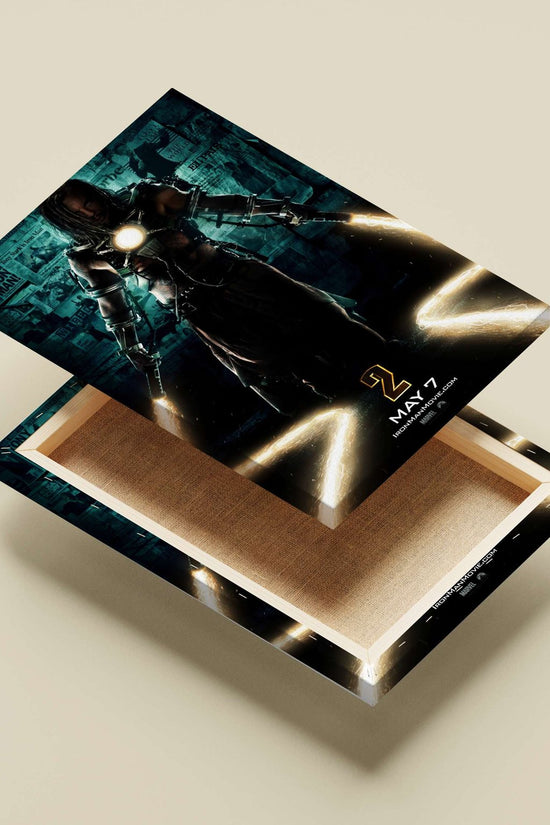 James Rhodes as War Machine (Iron Man 2) Main Subject: James Rhodes as War Machine (Iron Man 2) Canvas wall art — Superhero