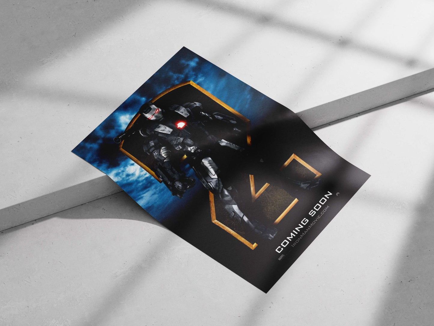 Iron Man (Marvel Cinematic Universe) Main Subject: Iron Man (Marvel Cinematic Universe) Matte poster print — Superhero wall