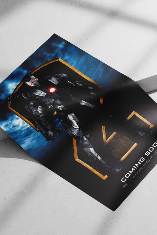 Iron Man (Marvel Cinematic Universe) Main Subject: Iron Man (Marvel Cinematic Universe) Matte poster print — Superhero wall