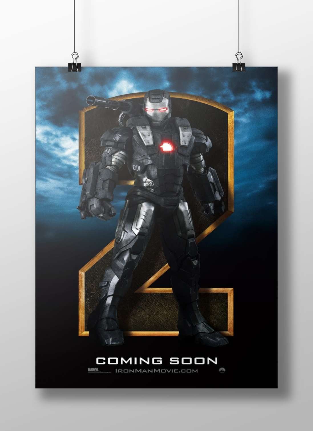 Iron Man (Marvel Cinematic Universe) Main Subject: Iron Man (Marvel Cinematic Universe) Matte BoizzBoard rigid print —